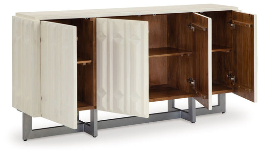 Ornawel - Accent Cabinet - Distressed White