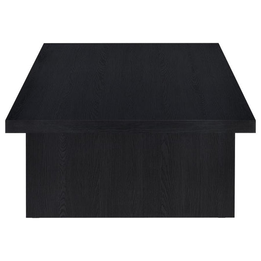 Max - Rectangular Engineered Laminate Coffee Table - Black