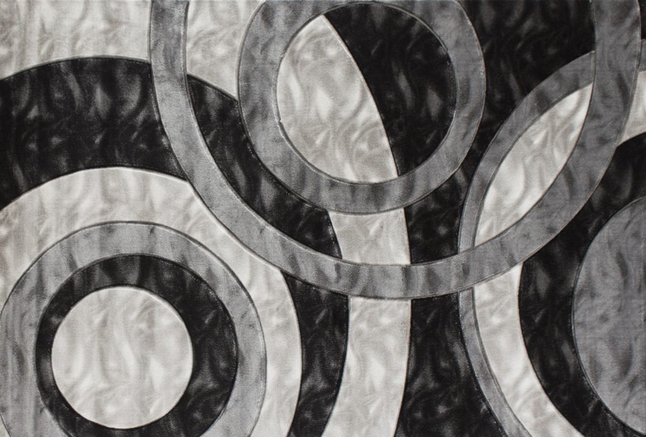 RUG GREY/BLACK ORELSICOLLECTION