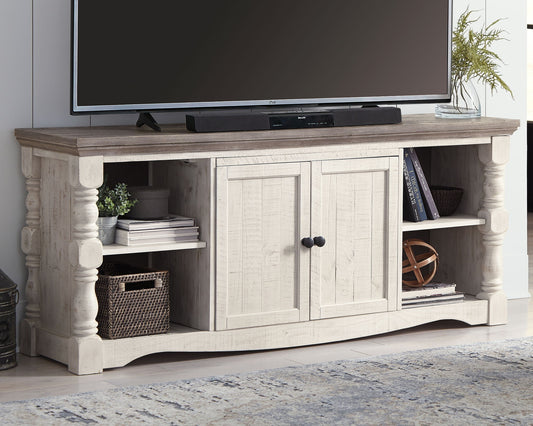 Havalance - Extra Large TV Stand - 2 Doors - Brown / Beige