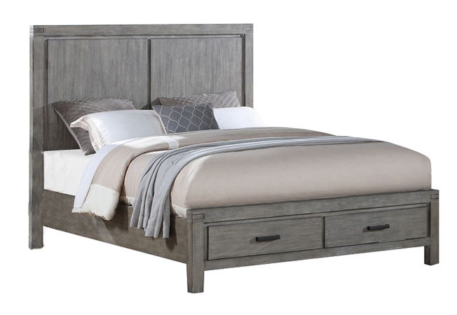 KING STORAGE BEDCOPELAND GRAY