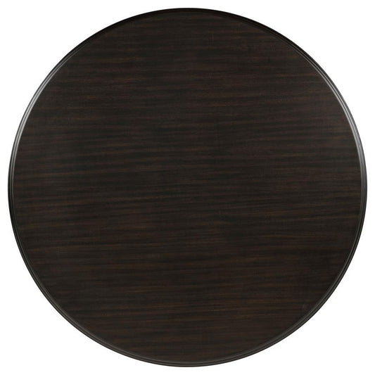 Twyla - 60" Round Wood Dining Room Table - Dark Cocoa