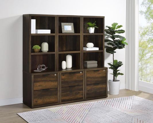 Westpark - 3 Piece Wall Unit Bookcase Set With USB