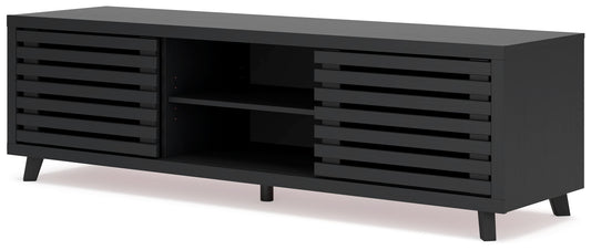 Danziar - Extra Large TV Stand - Black