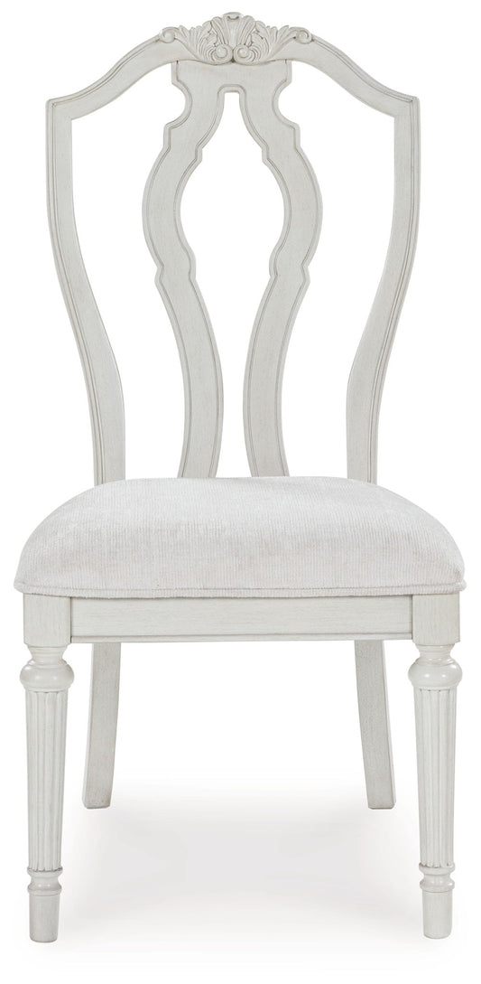 Montelaine - Dining Upholstered Side Chair (Set of 2) - Antique White