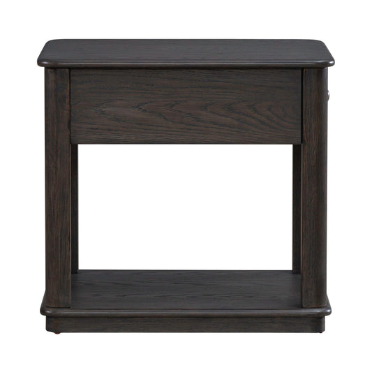 Wallace - End Table - Aged Oak
