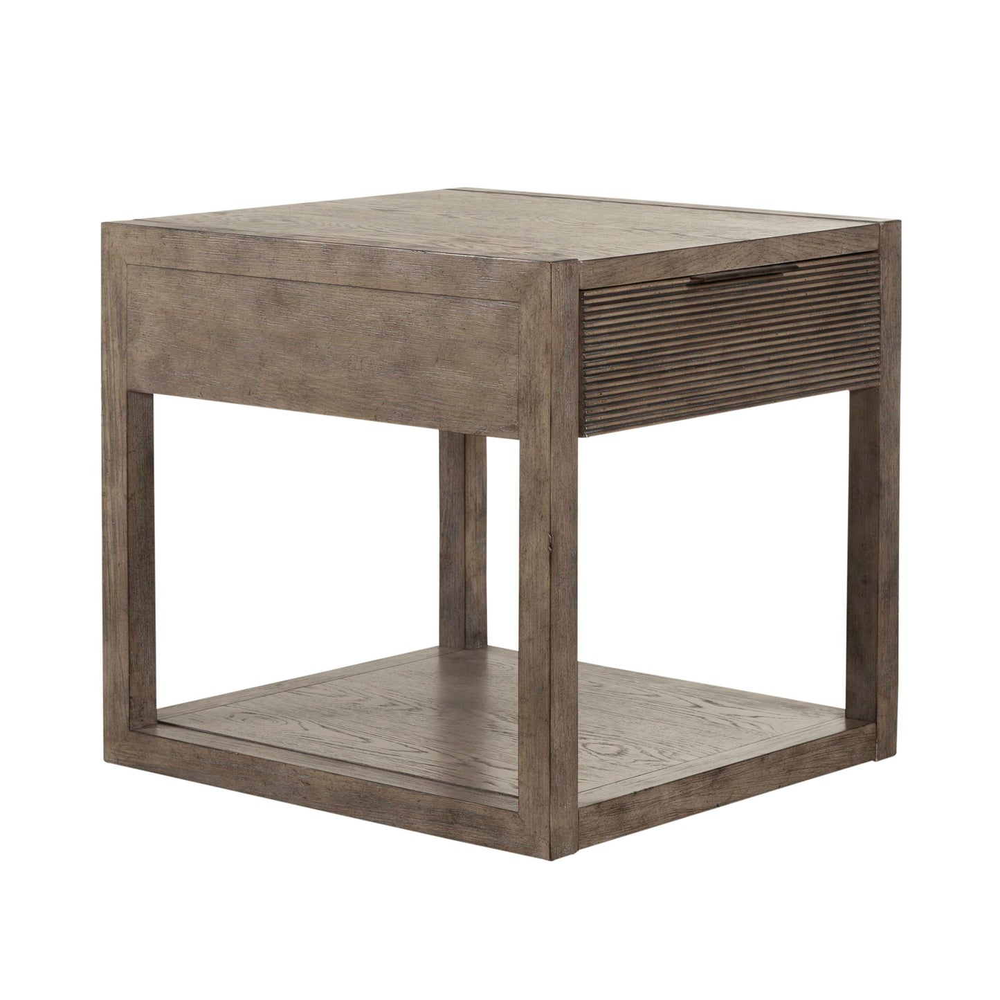 Bartlett Field - End Table - Dusty Taupe