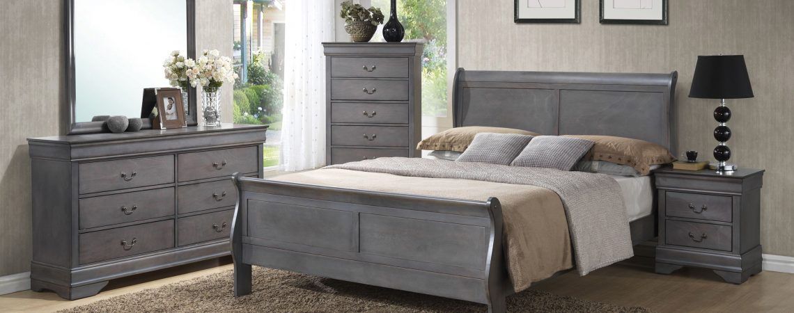 FULL BEDLOUIS PHILIPPE GREY