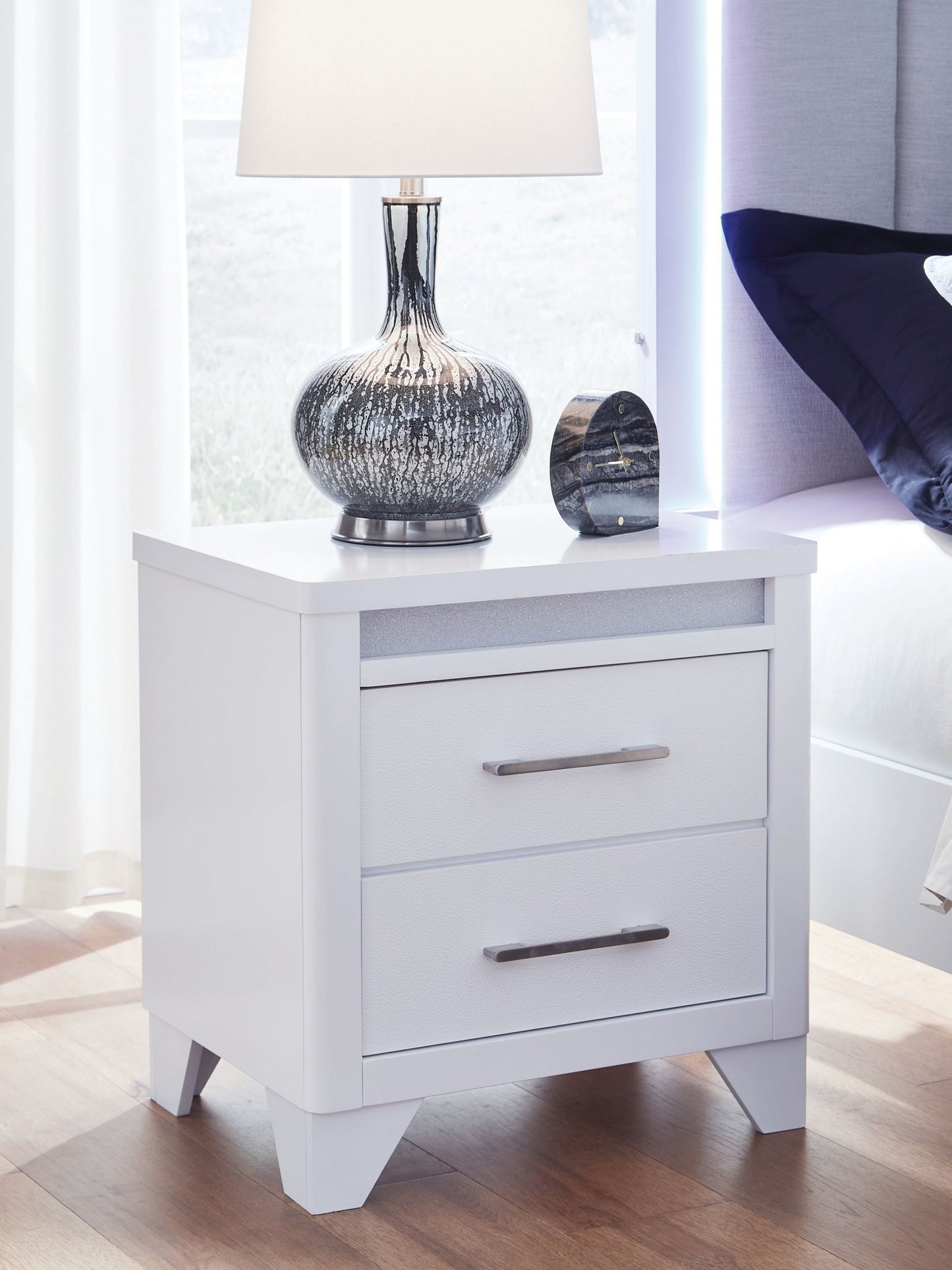 Jarlee - Two Drawer Night Stand - White