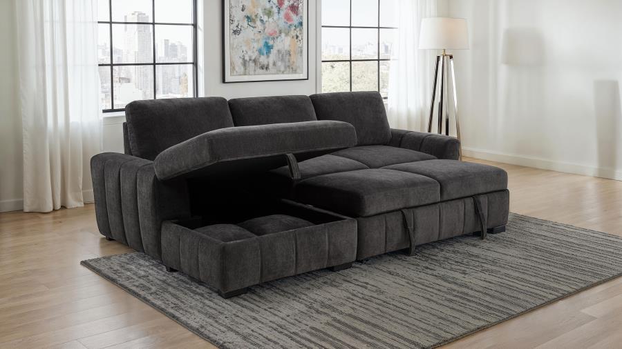 Pastrana - Upholstered Sleeper Sectional Sofa