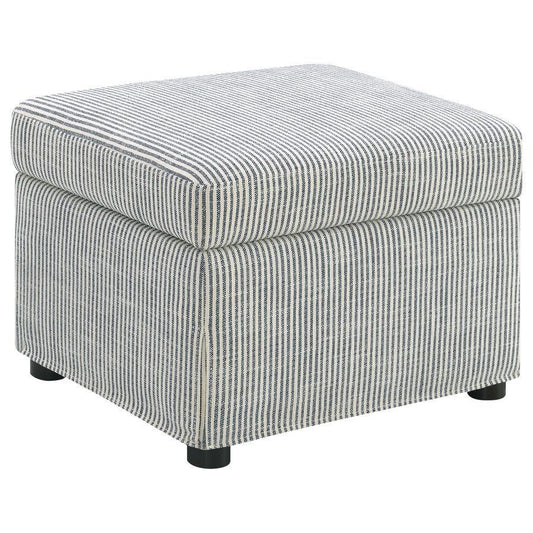 Winter - Upholstered Hydraulic Lift Top Storage Ottoman