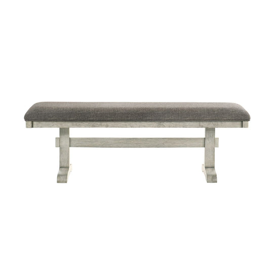 Hallendale - Upholstered Dining Bench - Gravel Wash