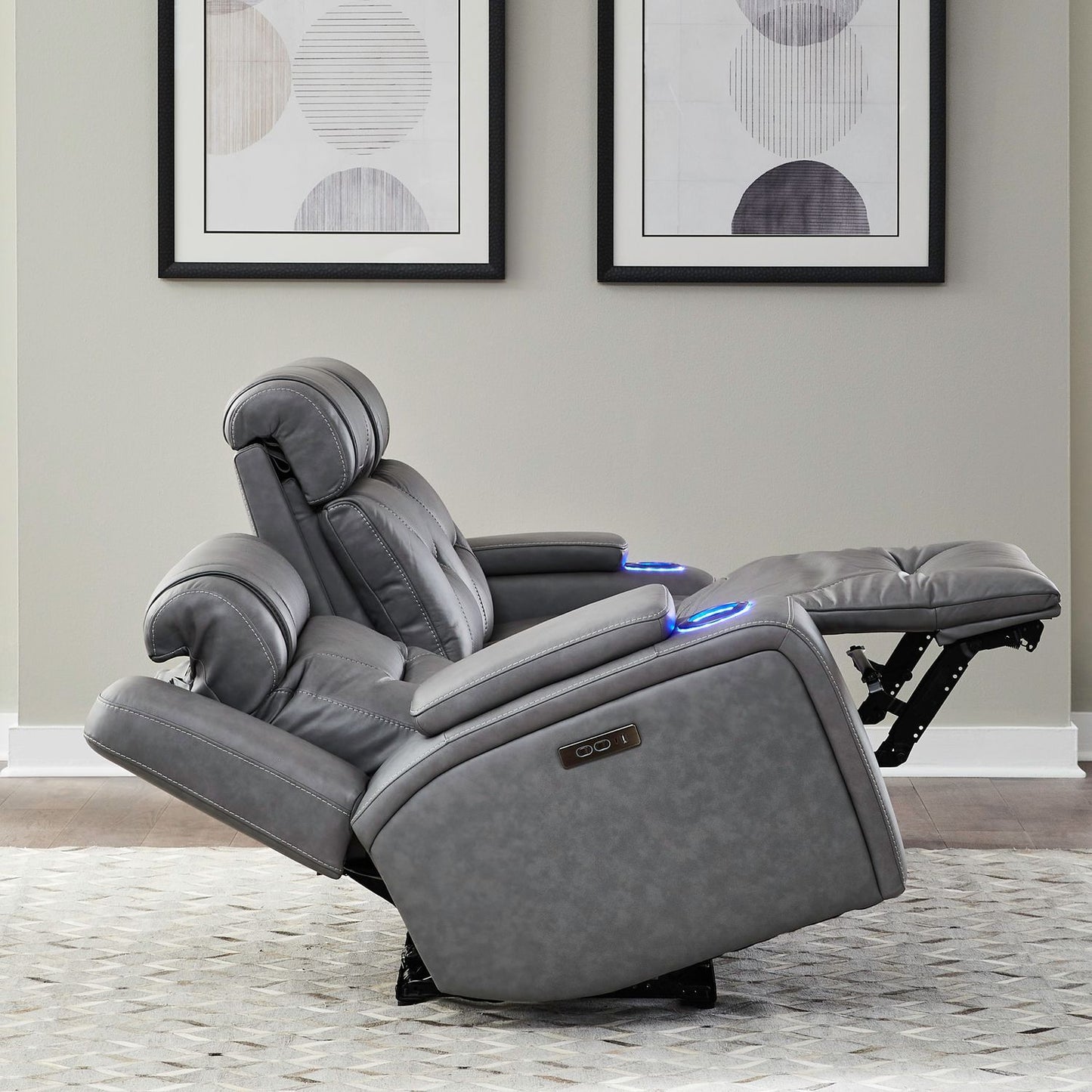 Chapman - Sofa P2 & ZG - Aline Blue Gray