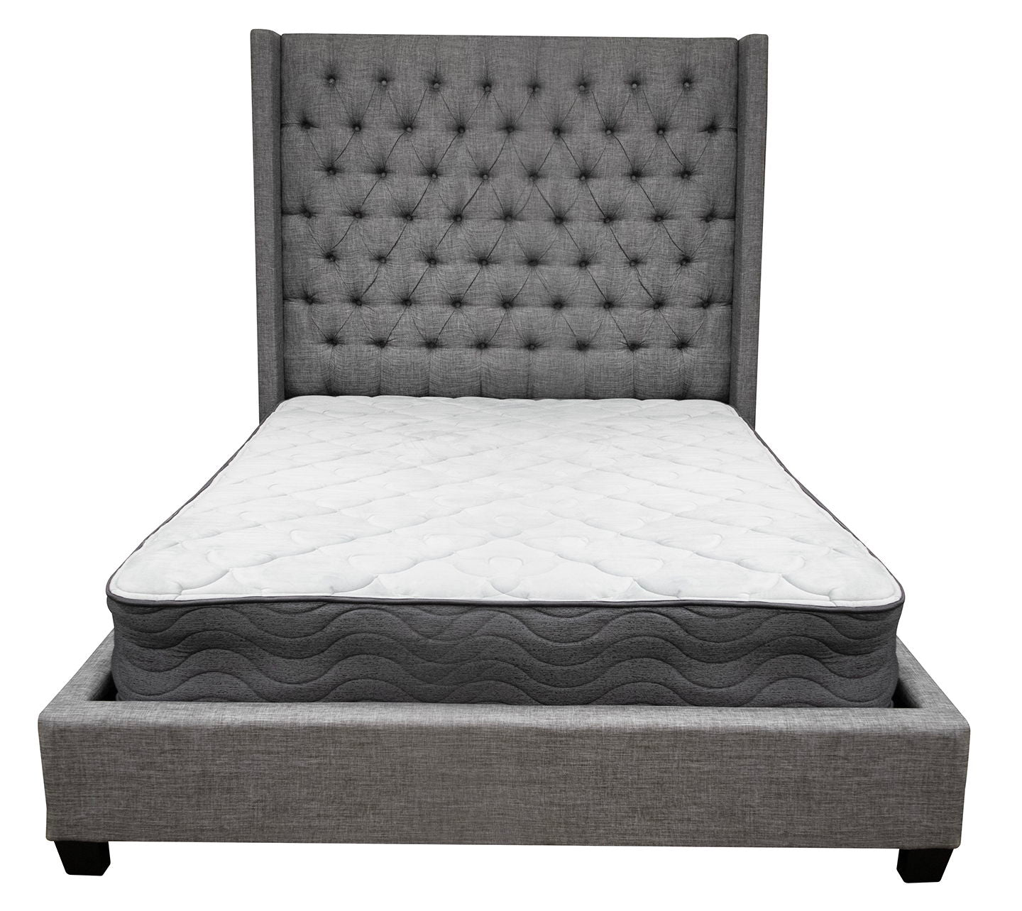 QUEEN COMPLETE UPHBED WARREN GREY