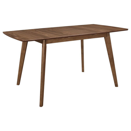 Alfredo - Extension Leaf Dining Table - Natural Walnut