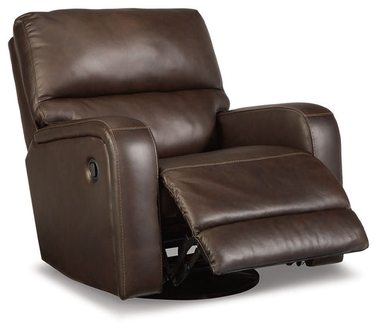 Emberla - Swivel Glider Recliner - Coffee