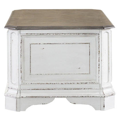 Magnolia Manor - Storage Trunk - Antique White