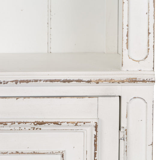 Magnolia Manor - Bunching Bookcase - Antique White