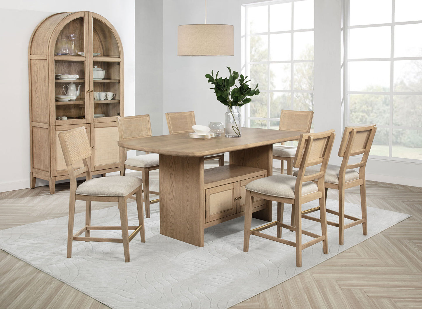 Kailani - Wood Counter Height Dining Set