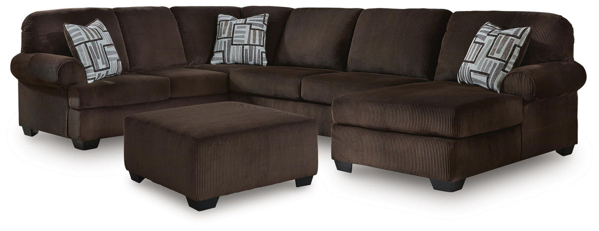 Kimlee - Sectional And Ottoman Set