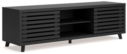 Danziar - Extra Large TV Stand - Black