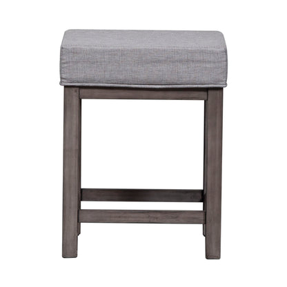Tanners Creek - Upholstered Console Stool (Set of 3) - Dark Gray