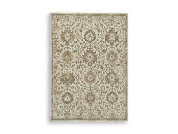 Sableridge - 5' x 7' Rug - Ivory / Taupe / Camel