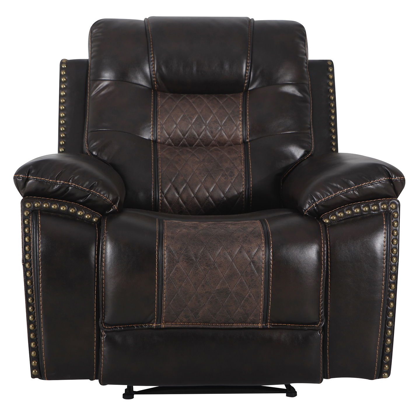 GLIDER RECLINERCOMMANDER BROWN