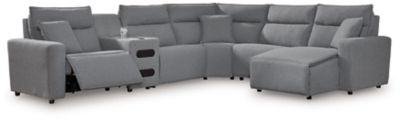 Modmax II - Reclining Sectional - Salt And Pepper