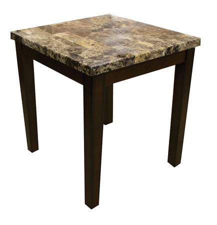 END TABLE FAUX MARBLEBRECCIA
