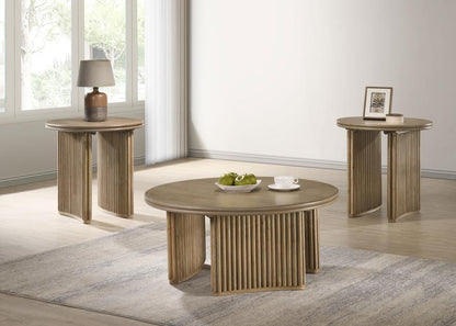 Adina - Round Coffee Table Set
