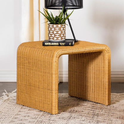 Cahya - Woven Rattan Table
