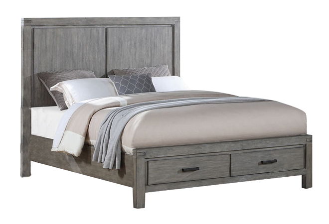 QUEEN STORAGE BEDCOPELAND GRAY