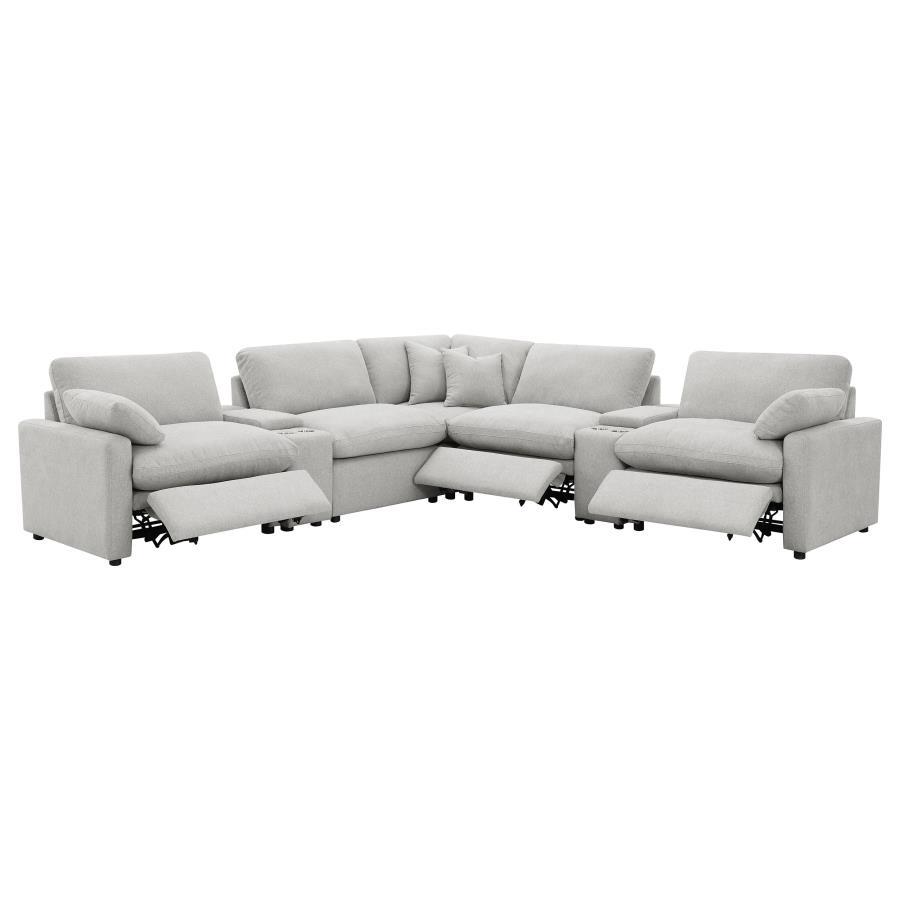 Collins - 7-Piece Modular Power Reclining Sectional