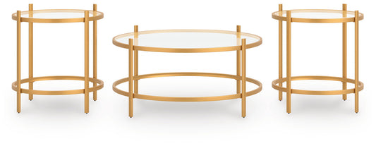 Pearlox - Occasional Table Set (Set of 3) - Gold
