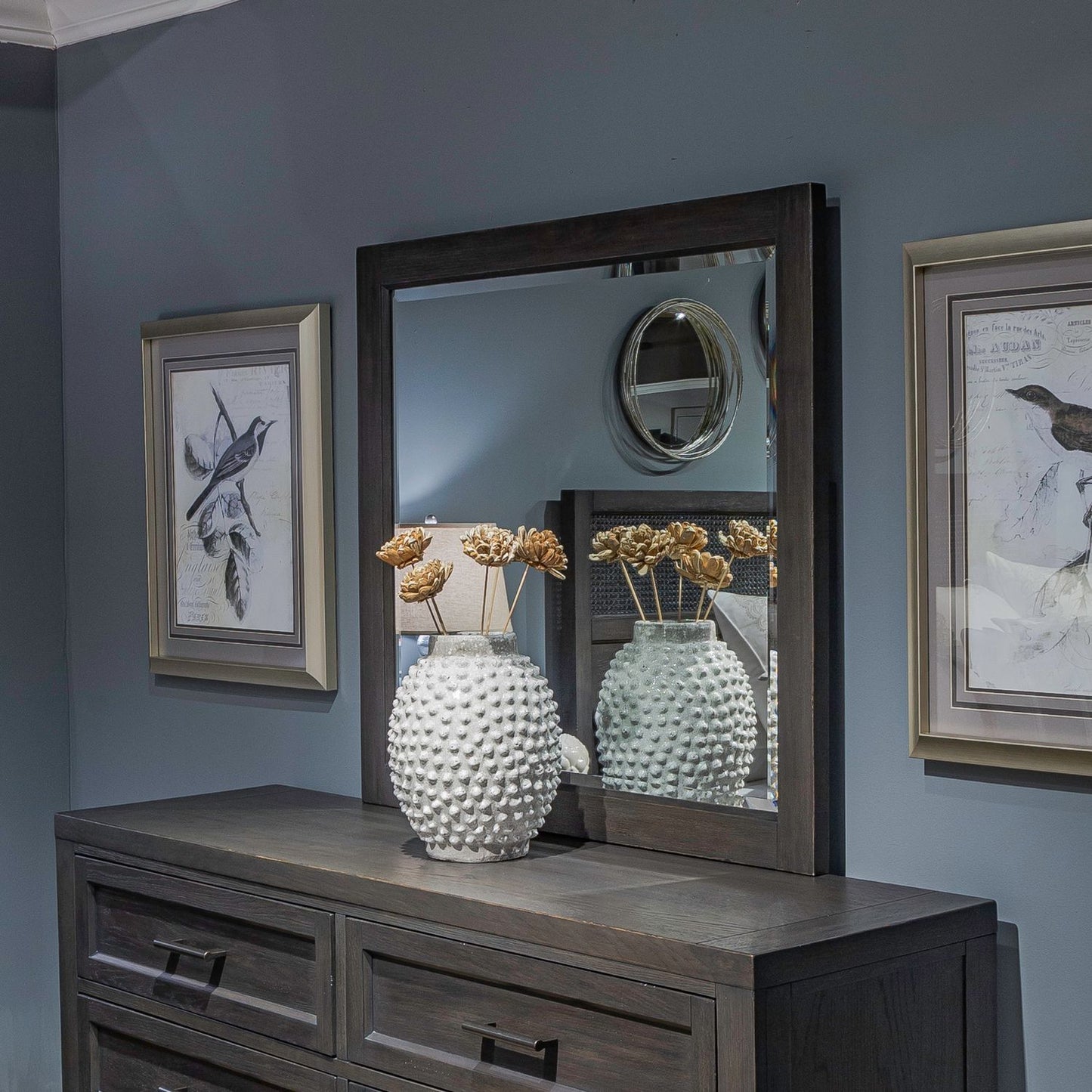 Caruso Heights - Landscape Mirror - Aged Whiskey