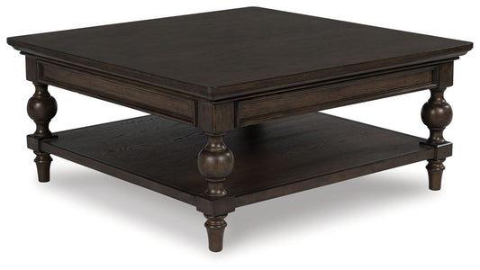 Veramond - Square Cocktail Table - Dark Brown