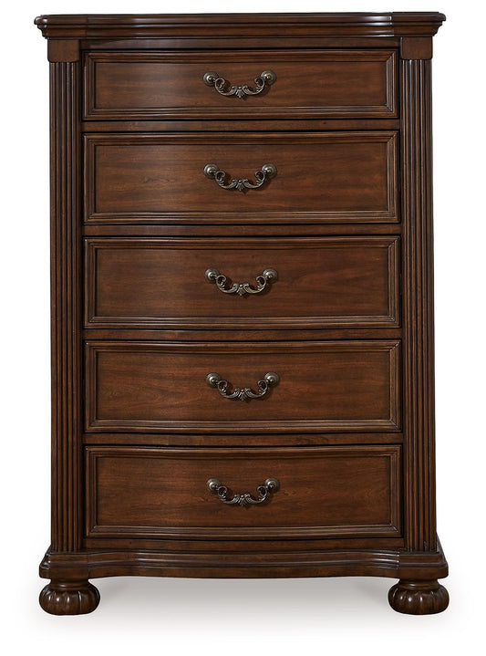 Lavinton - Five Drawer Chest - Brown