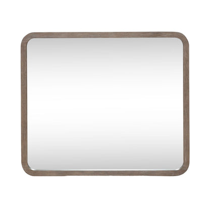 South Bend - Landscape Mirror - Brown