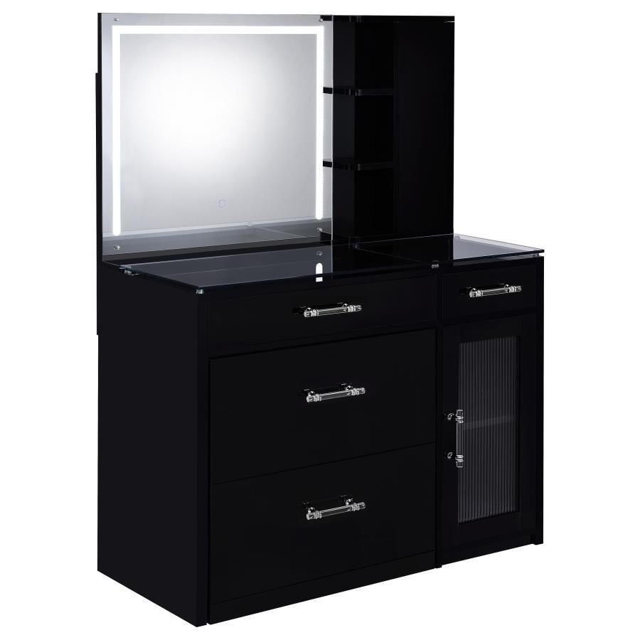Flora - 2-Drawer Vanity Set With LED Mirror