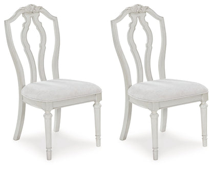 Montelaine - Dining Upholstered Side Chair (Set of 2) - Antique White