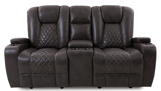REC GLIDER L/S CONSOLE W/USB TRANSFORMER GRANITE