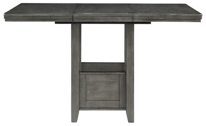 Hallanden - Rectangular Dining Room Counter Extension Table - Gray