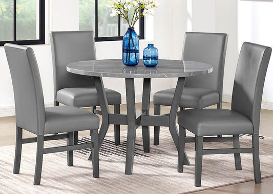 DINING TABLE AND4 CHAIRS SHANNON GREY