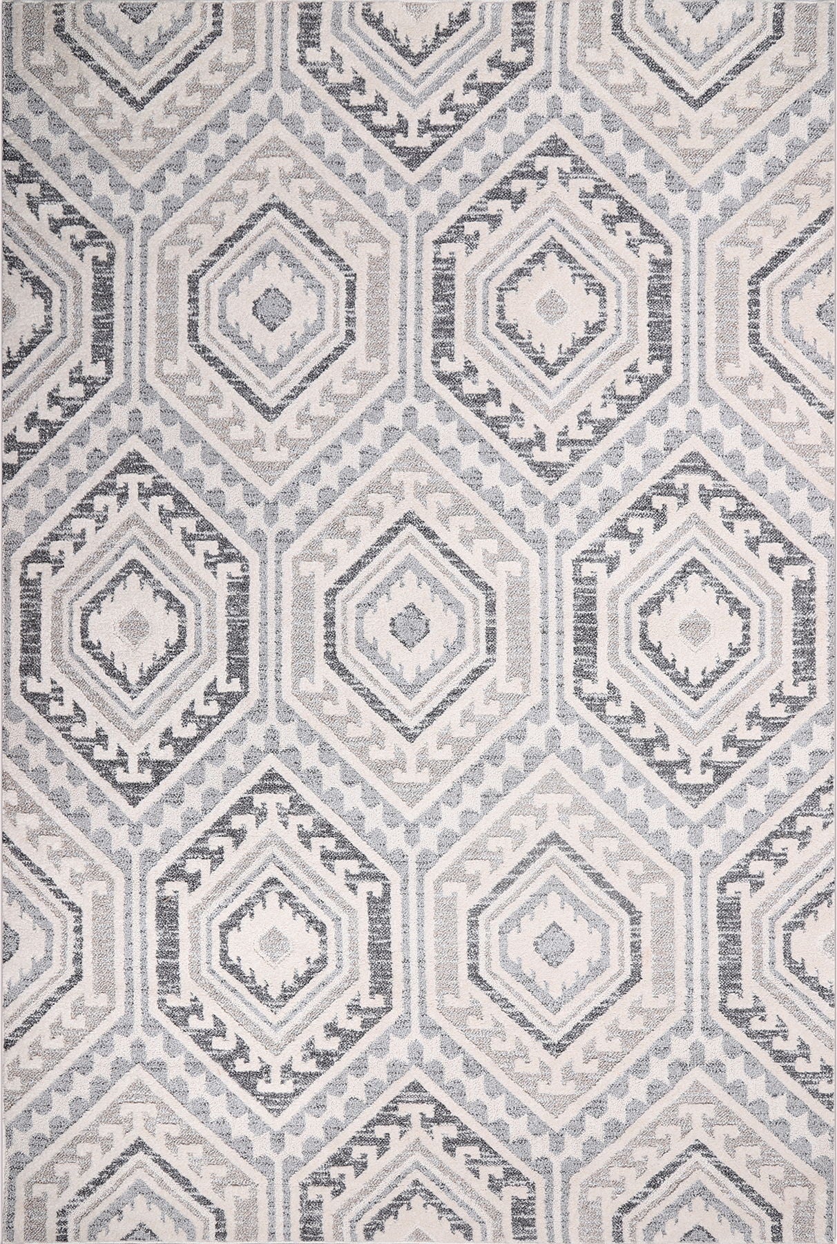 RUG GREY/CREAM VENICECOLLECTION
