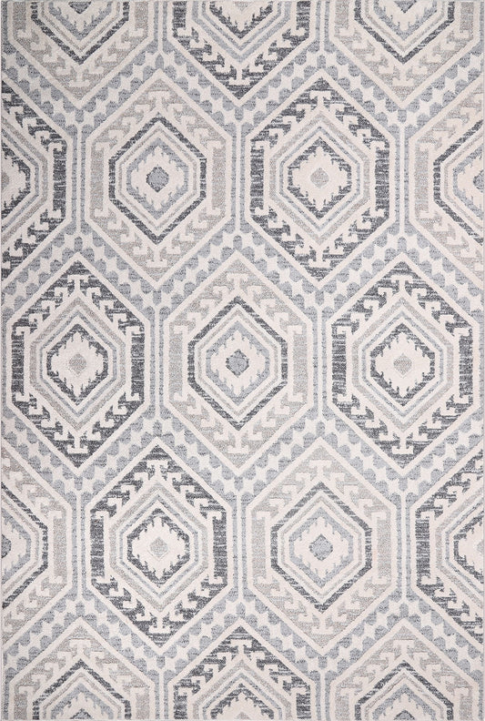 RUG GREY/CREAM VENICECOLLECTION