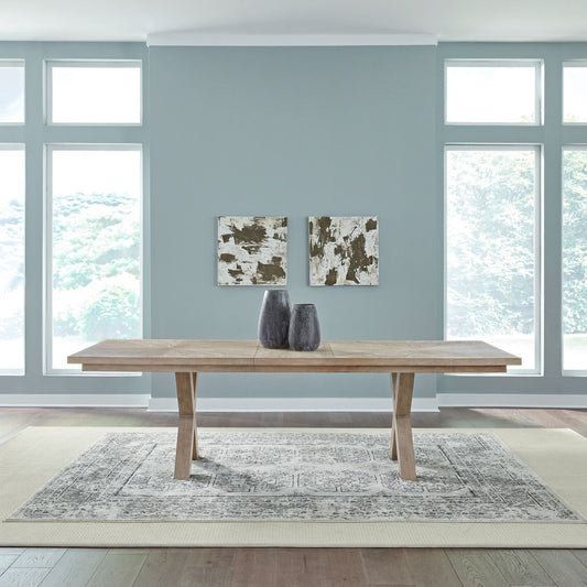 Brentwood - Double Pedestal Table - Brown