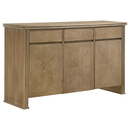 Adina - 2-Door Sideboard Server - Distressed Light Brown