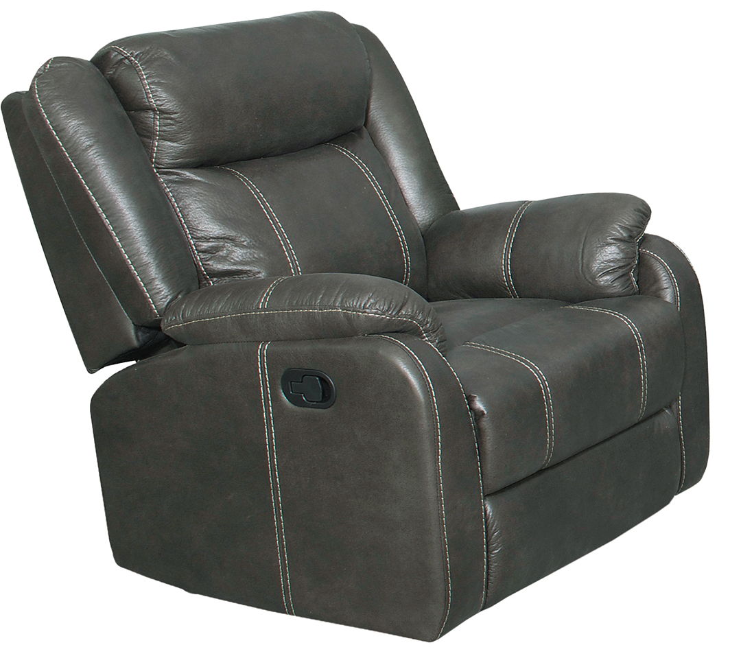 CHAISE GLIDER RECLINERGIN RUMMY CHARCOAL