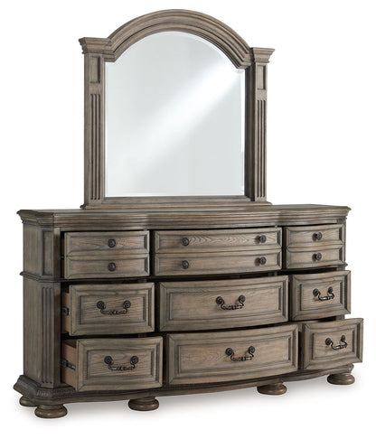 Ardenfield - Dresser And Mirror - Light Brown